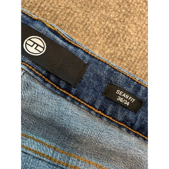 Jordan Craig Jeans Mens 36x34 Sean Elmhurst Distressed Slim Fit Stretch Denim - Picture 7 of 10